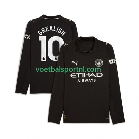 Manchester City Jack Grealish 10 Uit Shirt 2025-26 L/S